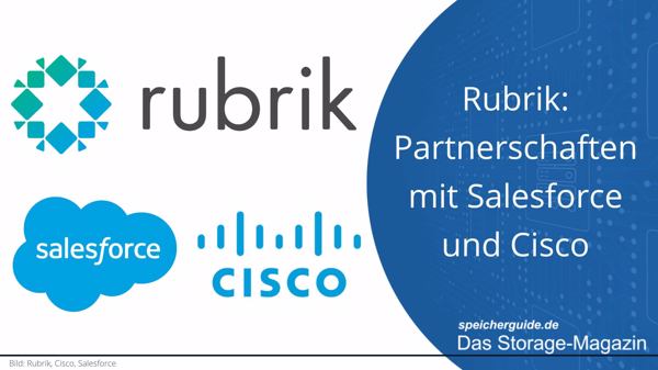 Rubrik: Partnerschaften mit Salesforce und Cisco